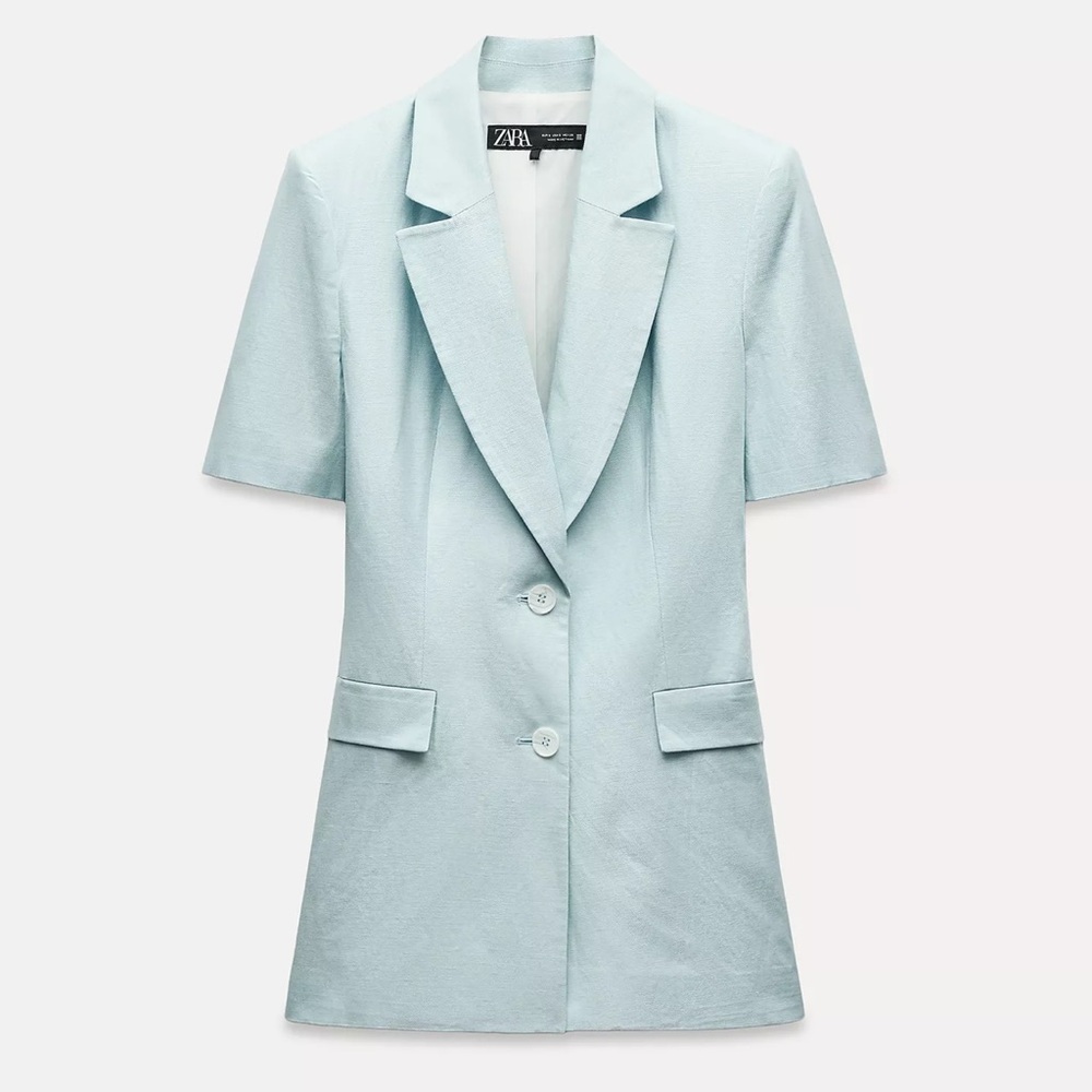 Zara Light Blue Blazer